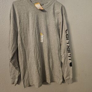 Carhartt Heather Gray Long Sleeve Tee